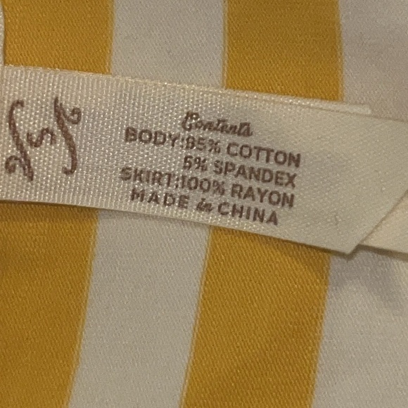 Matilda Jane Yellow and Blue Tank Top - Picture 8 of 8